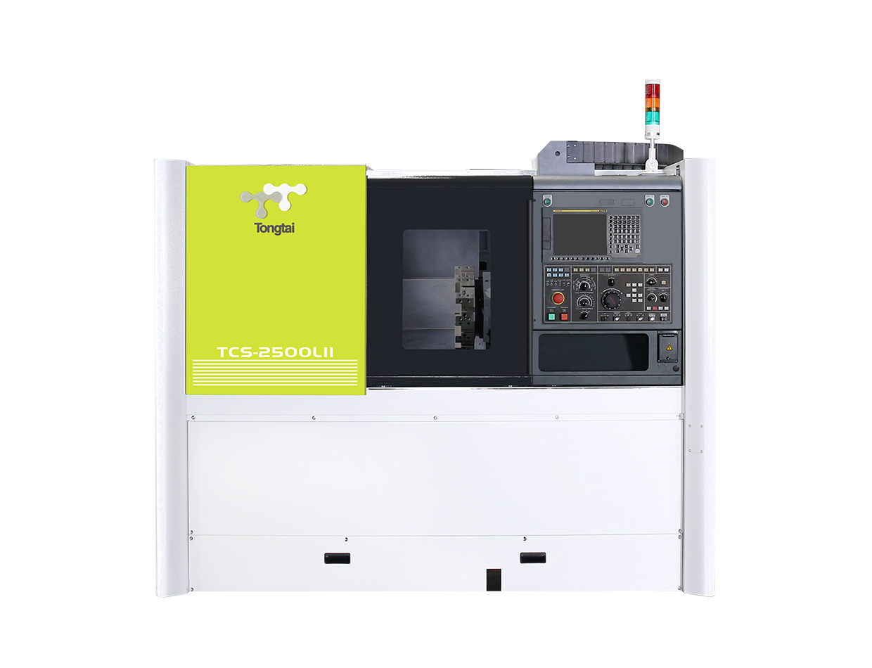 CNC Lathe-TCS-2500LII-front-green
